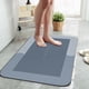 thumbnail image 5 of Ganfancp Diatomita Baño Absorbente de Agua Alfombrillas Puerta de Baño Antideslizante Pie Alfombrillas Lavabo Wc Alfombrillas de Secado Rápido Rebajas Flash Deals 1X Alfombrilla, 5 of 6