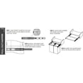thumbnail image 6 of TAG Hardware Full Extension Pullout Laundry Hamper with Removable Bag Matt Nickel (Width (24") 610 mm - 2 removable small bags), 6 of 12