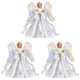 thumbnail image 1 of Adorno Navidad Con Ángel Luces (dorado), 1 of 9