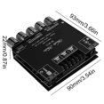 thumbnail image 1 of MT21 2.1-Channel BT AUX Digit o Power Amplifier Module High Power Sound Amp Suitable for 20-100W Horns, 1 of 5