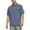 Blue, variant on Men’s Short Sleeve Woven Tech Shirt (Blue, Medium)