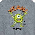 thumbnail image 3 of Monsters Inc. - Mike Yeah Maybe  - Women's Racerback Tank Top, 3 of 5