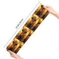 thumbnail image 2 of Rateoe Sunset Sunflower Cow A print Women's Men's Novelty 20in Crew Socks Cotton Socks Knee High Socks for Walking,Running,Nurses,Pregnancy-One Size, 2 of 8