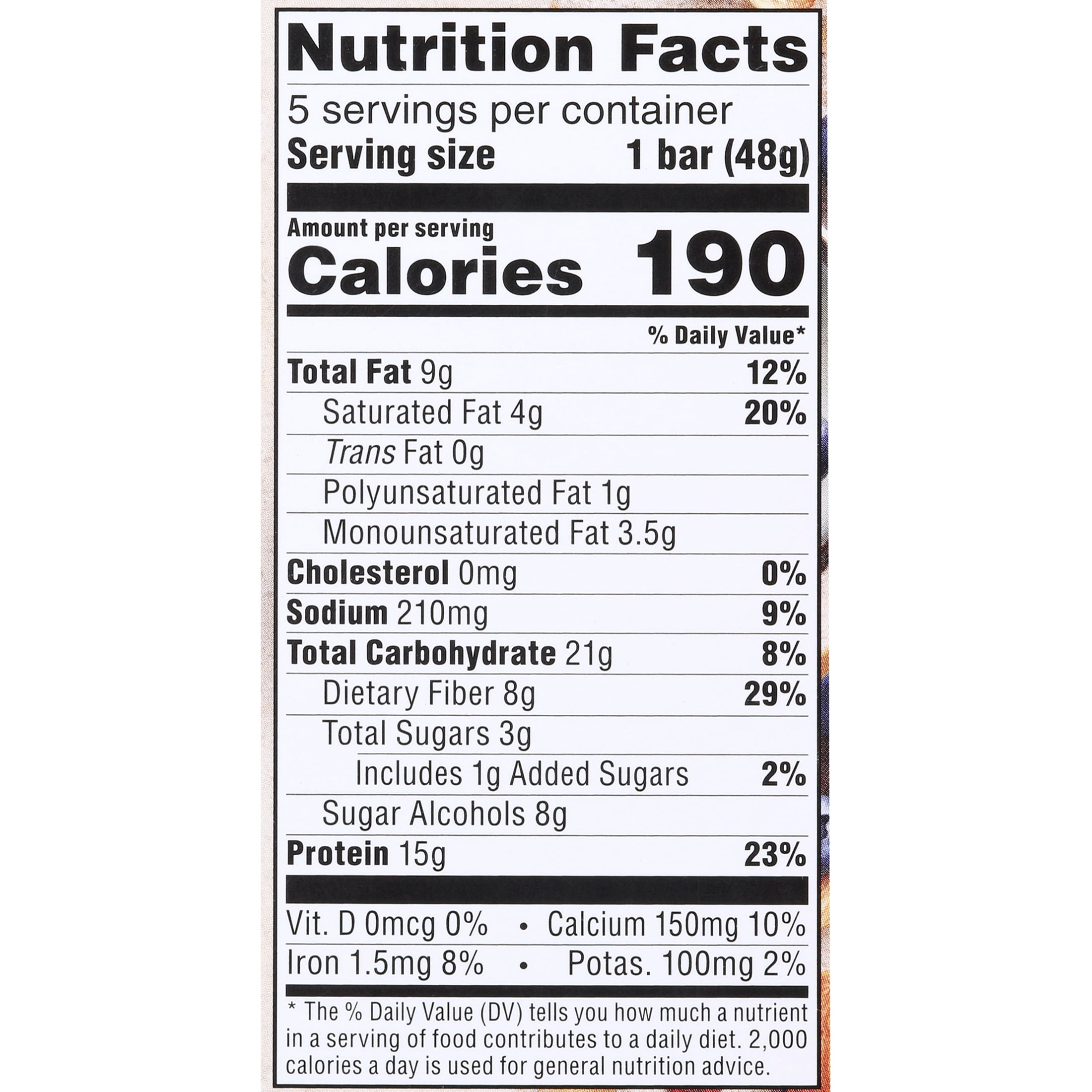 Atkins Protein-Rich Meal Bar, Blueberry Greek Yogurt, Keto Friendly, 5 Count