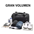 thumbnail image 3 of Bolsa De Gym Wünd  Para Viaje Maleta Deportiva Mochila Impermeable Modelo Negro, 3 of 5