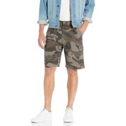 Wrangler Authentics Men's Classic Relaxed Fit Cargo Short, Dark Khaki Camo Ripstop, Size: (30-48)