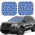 thumbnail image 1 of Vsdgher Cute Shark Print Car Windshield Sun Shade, Reflective Sunshade Window Sunshade Sun Visor Protector Fit for Cars,Trucks,SUVs-Large, 1 of 6