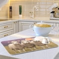 thumbnail image 6 of Sheeps in Field Dish Drying Mat, Absorbent Microfiber Pad Protector For Kitchen Counter Top Mat Dish Drainboard 18x24in Home Decor, 6 of 7