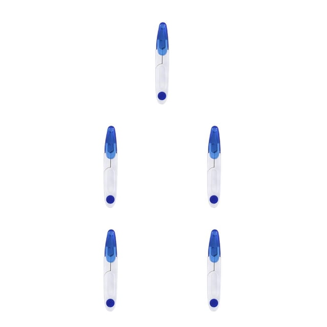 Monstrate Tijeras de costura, herramienta de recorte de tela de retazos, bordado de edredones, accesorios de confección, azul Azul 5Conjunto