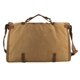 thumbnail image 4 of Bolso de viaje de lona y cuero para hombre, bolsa de equipaje de estilo militar, Retro, Vintage, para fin de semana, para ocio, M314 #, 4 of 4