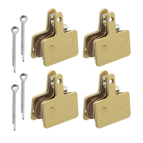 Unique Bargains 4 Pair Sintered Metal Disc Bike Brake Pads with Split Pin for Shimano M315