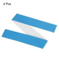 thumbnail image 3 of Uxcell 9.8"x0.7" Badminton Racket Tennis Racquet Head PU Protector Sticker Tape, Blue 4Pcs, 3 of 5
