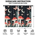 thumbnail image 2 of Blackout Kids Curtains,Mushroom and Butterfly Childrens Insulated Curtains Set Of 2,Bedroom Essentials,Toddler Room Decor 52x84in(132x213cm), 2 of 4