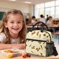 thumbnail image 4 of DISNIMO 3pcs Kids Backpack for Boys, Dachshund Baseball Print Students Book Bag with Multiple Pockets, 17 Inch School Backpack Lunch Bag Pencil Case Set, Back to School Gift, 4 of 7
