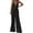 Black, variant on Women's Sleeveless Halter Tied Backless High Waist Wide Leg Pants Elegant Jumpsuit Rompers Summer Sexy Sling Solid Casual Jumpsuit Black L