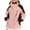 Pink, variant on Womens Color Block Hooded Outdoor Ski Jacket Adjustable Drawstring Multi-Pocket Windproof Waterproof Hiking Coat Long Sleeve Functional Outerwear for Snowboarding Travel Camping Black L