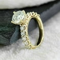 thumbnail image 4 of 14K yellow Gold Plated 2Ct Round Cut Lab-Created Diamond Women Wedding Ring, 4 of 4