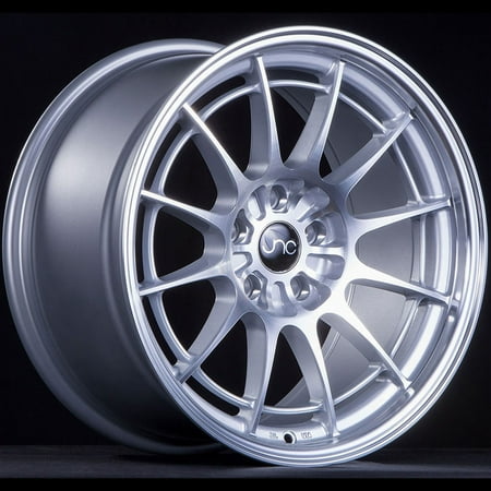For 18x8.5 inch (1 Single Wheel Only) JNC Wheels - 18" JNC033 Silver Machined Face Rim - 5x114.3 JNC Wheels-21239139846