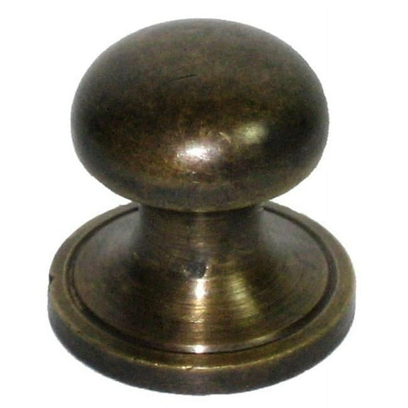 Gado Gado Hardware HKN1020 Mushroom Knob with Oversized Back Plate