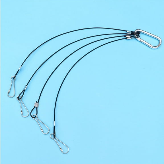 ORDDIART 10Pcs Rope LED Light Hanger for Grow Light 300mm Long