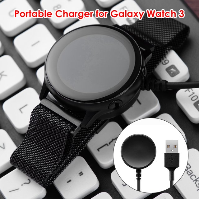 Kuymtek Reloj deportivo de 1 m Cable de base de carga inalámbrica Pulsera inteligente Cuna de alimentación USB