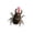A, variant on THOPBPRK Beetle And Bee Themed Hanging Ornament, Flat Profile Decorative Charm For Christmas Tree Decoration, Car Rearview Mirror Accessory, Window Sun Catcher, And Wall Accentsssssssss, 1Pack B