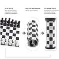 thumbnail image 5 of LOVX  Portable Travel Chess Set Foldable Chess Board for Adults and Kids Indoor Outdoor Games, 5 of 8