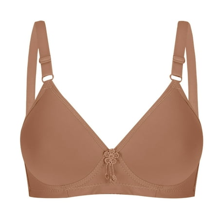 Women s Plus Size Bras  Push Up Heavy Thick Padded Bra Add 1 Cup Comfort Support Cleavage Plunge Underwire Full Coverage Everyday T-Shirt Bras M-2XL Womens Bras Clearance under $5