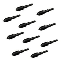 Titan 9/32" Archery Steel Bullet Points, 100-Grains, 10-Pack, Black