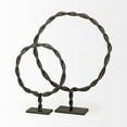 thumbnail image 5 of HomeRoots 392413 Metal Braided Sculpture, Black, 5 of 5