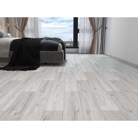 SELECT-PRO 22 mil, Click-In SPC Flooring, 5.7mm GSilver Leaf