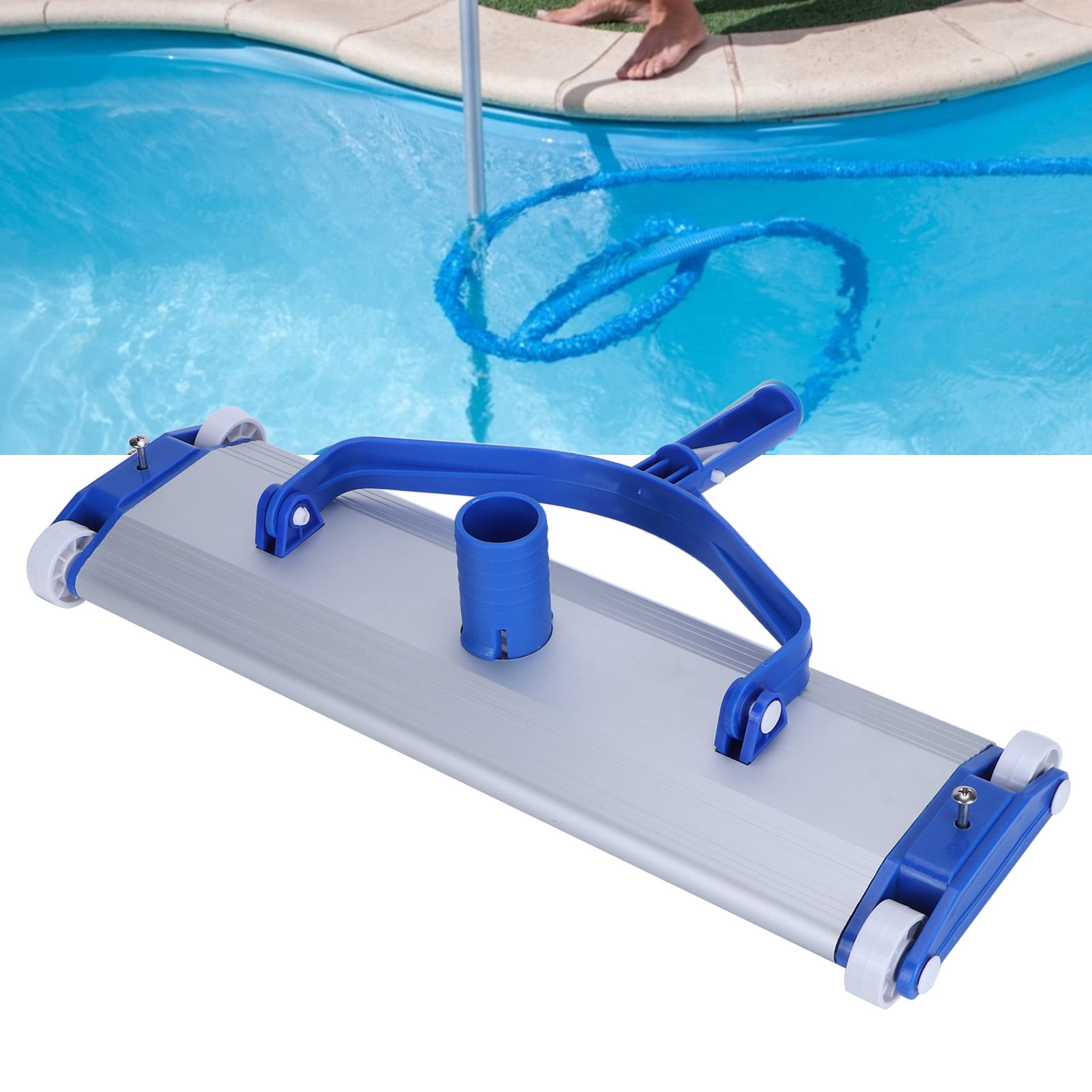 18" Swimming Pool Suction Vacuum Head Brush Cleaner Above Ground Cleaning Tool 