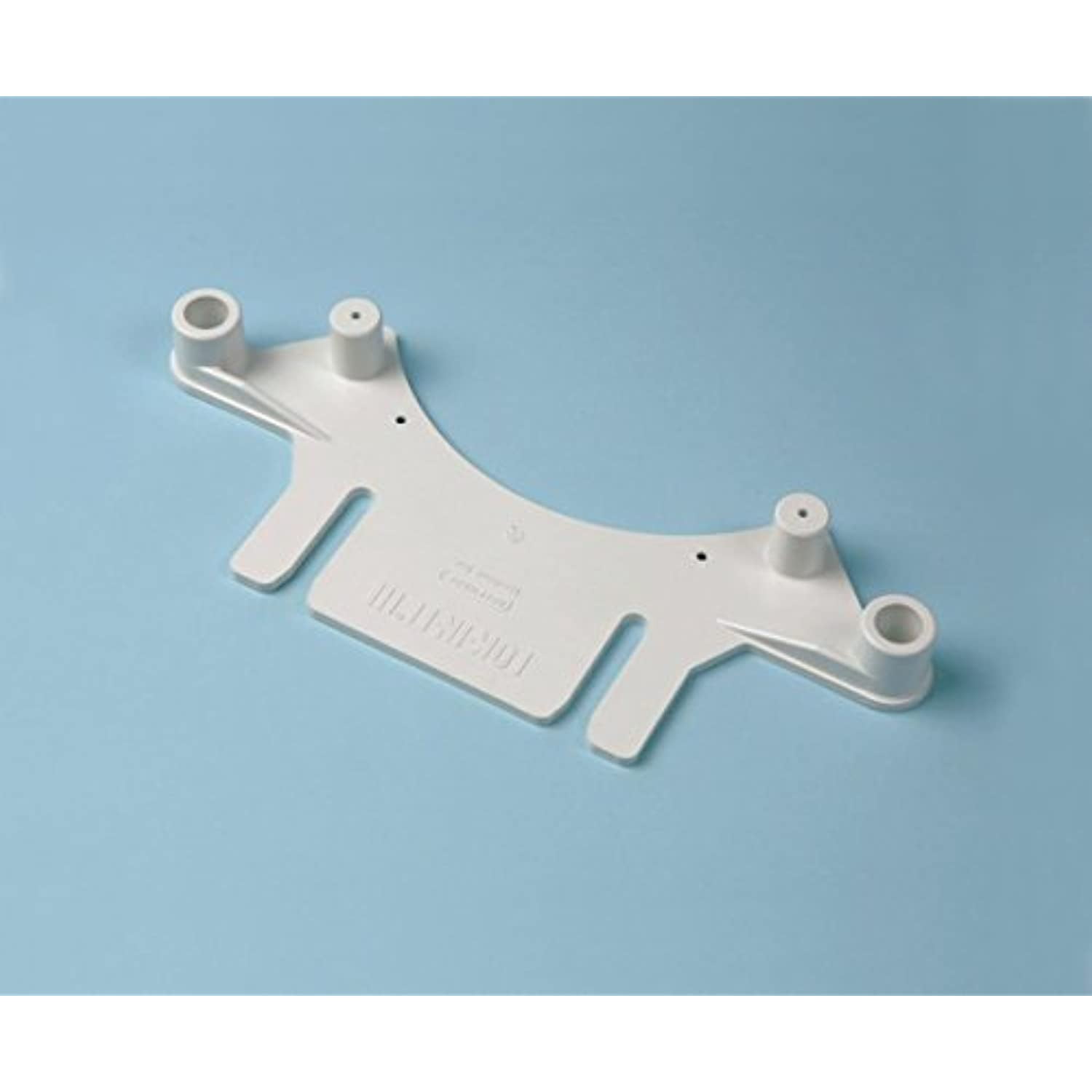 Contoured elevated toilet seat, elongated w/bolt-down bracket, 4"