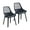 Black, variant on Porthos Home Moe Dining Chairs, Sturdy Plastic Shell And Legs ( Set of 2)