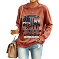 thumbnail image 3 of Yungyresw Womens Sweatshirts 9/11 Memorial V Neck T Shirt 25th Anniversary Never Forget Patriotic Graphic Tee Long Sleeve Tops, 3 of 5
