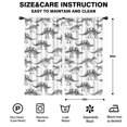 thumbnail image 2 of Blackout Kids Curtains,White Dinosaurs Skeletons Pattern Childrens Insulated Curtains Set Of 2,Bedroom Essentials,Toddler Room Decor 42"x84", 2 of 5