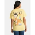 thumbnail image 3 of Betty Boop Women’s Sweet Citrus Graphic Tee, Sizes XXS-XXL, 3 of 5