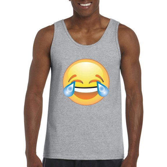 NIB - Men's Tank Top for Men - Emoji Laughing Tears