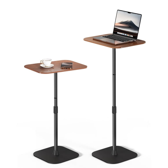 Viozon Support pour Ordinateur Portable au Sol pour Lit, Table pour Ordinateur Portable, Petit Bureau Debout Portable avec Hauteur Réglable 26,7 Pouces-36,62 Pouces, Installation Rapide pour Bureau