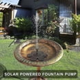 thumbnail image 2 of Solar Bird Bath Fountain Pump, Solar Fountain Garden Patio Decoration, Free Standing Floating_Perfect Gift, 2 of 2