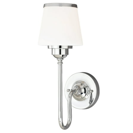 Kelsy 1 Light Chrome Bathroom Wall Fixture