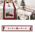 thumbnail image 2 of Dsscvnef Border Table Flag New Linen Printed Christmas Table Flag Light Luxury Decoration Home Table Cloth, 2 of 7