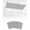 Gray, variant on Brown Farmhouse Fluorescent Light Covers for Ceiling Lights 4x2 feet,2 Pack Magnetic Light Filters for Classroom,Vintage Country Monochrome Textured Fluorescent Light Shade Panel for Office School