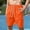 Orange, variant on Gspmoly Mens Athletic Shorts, Mens Casual Beach Work Casual Men Short Trouser Shorts Pants Mens Gym Shorts Deals Red S