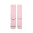 thumbnail image 3 of Stance mens Icon Solid Color Cotton Crew Socks (Pink, S), 3 of 3