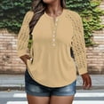 thumbnail image 2 of Zorckvet Plus Size Shirts for Women Long Sleeve Button Down Tops Casual Loose Blouses Oversized Pullover, 2 of 8