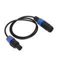 thumbnail image 1 of Professional Speaker Cable Male to Female, 4 Conductor Plug, Ohm Head, Speaker Cable for Speaker, 1 of 4