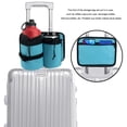 thumbnail image 2 of Advancent Bolsa de almacenamiento de agua para exteriores, portavasos plegable impermeable de poliéster, soporte para bebidas con bolsillo para Almacenamiento y organización del hogar, 2 of 6