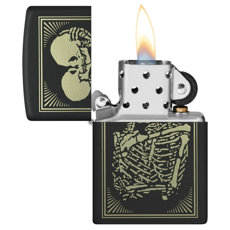 Zippo Skull Lighters Black Matte Tarot The Lovers Matte - Walmart.com