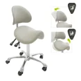 thumbnail image 5 of SKINACT Brava Esthetician Saddle Stool (Taupe), 5 of 6